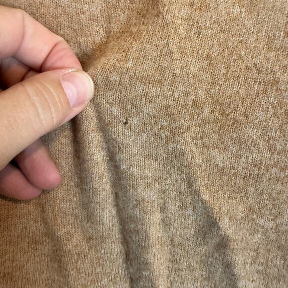 Rachel Zoe Camel Brown Cashmere Open Cardigan Sweater Longline PXS XS Petite - Picture 5 of 10